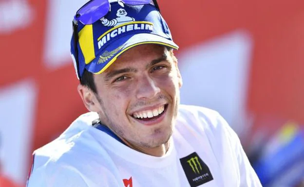 Joan Mir, tras proclamarse campeón de MotoGP en el circuito Ricardo Tormo de Valencia. /EP