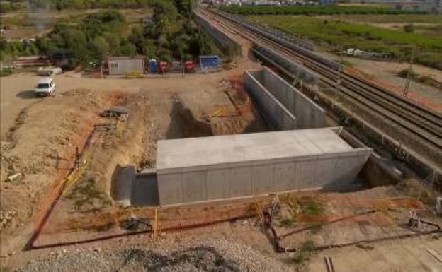 Avanzan las obras de la estación de Cercanías de Albal