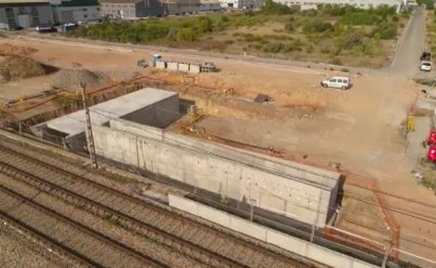 Avanzan las obras de construcción de la nueva estación de Cercanías de Albal