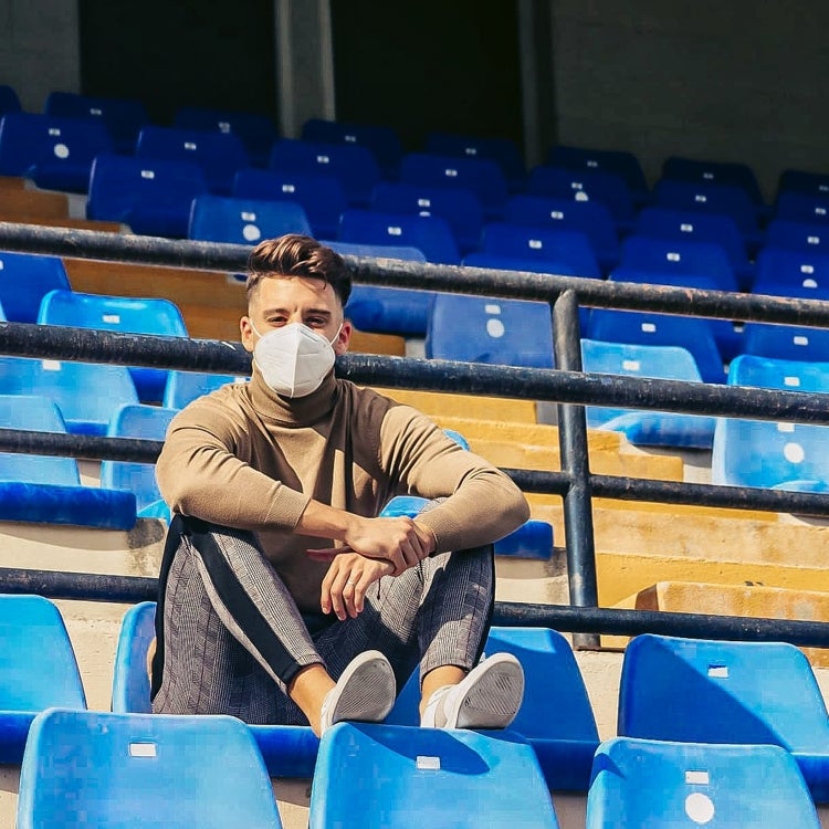 El centrocampista del Hércules Pedro Torres desvela que el Covid le dejó «desanimado»