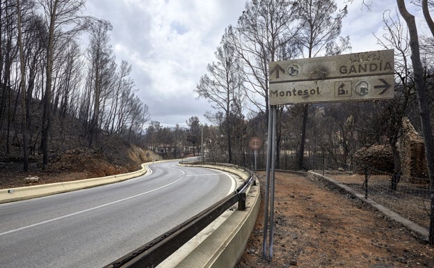 La Safor sufre 400 incendios en 20 años que arrasan más de 12.500 hectáreas de bosques