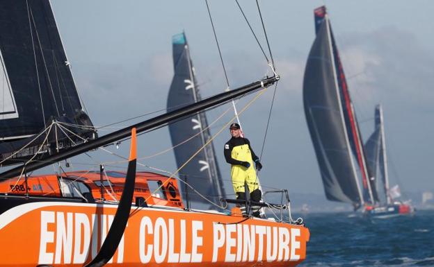 El agónico rescate de Kevin Escoffier en la Vendée Globe