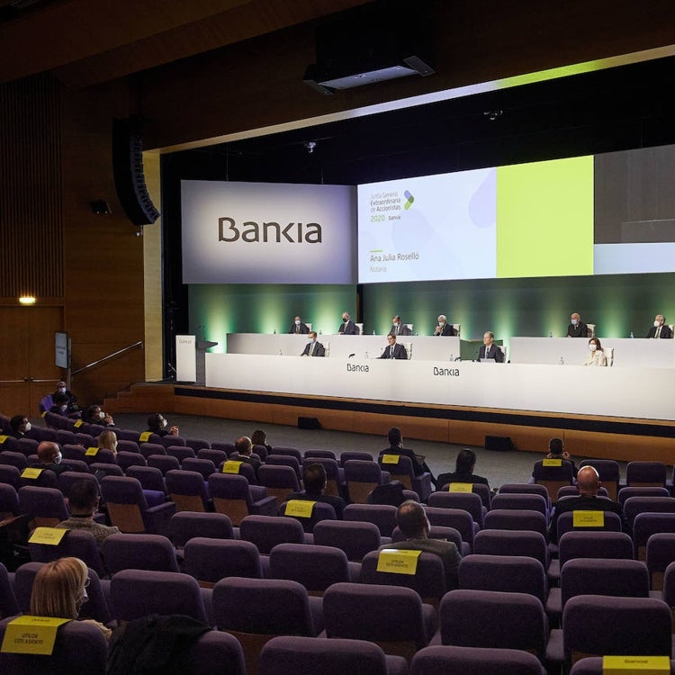 La fusión bancaria obtiene el respaldo del 99,2% de los votos de Bankia