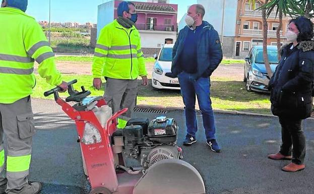Inician la segunda fase de remodelación de las aceras del barrio de la Magdalena