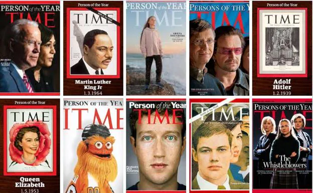 Las Personas del Año de 'Time' a lo largo de la historia, desde 1927 a 2020