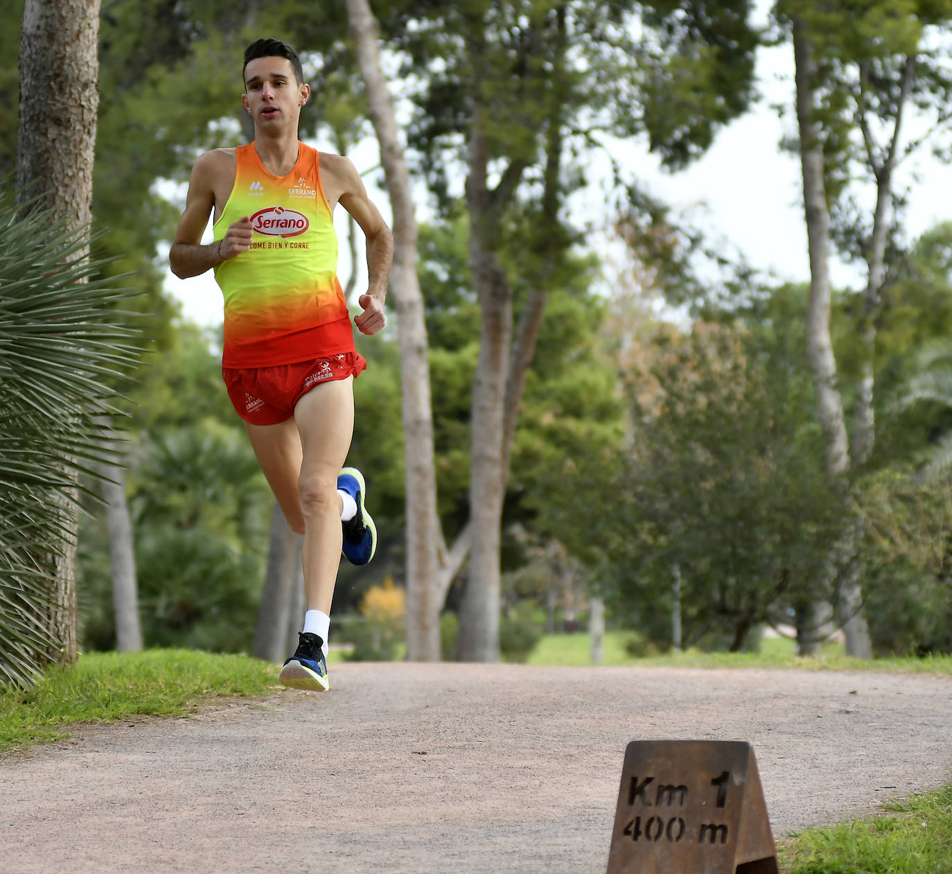El atleta esculpido por el Turia