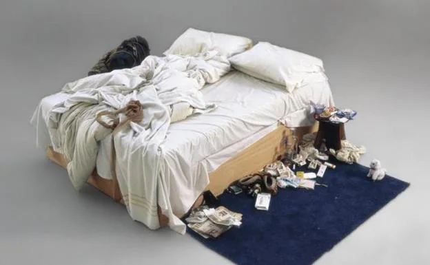 'My bed', composición de Tracey Emin./AFP