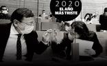 Distancia. Les Corts colocó parabanes contra los contagios que Puig y Oltra estrenaron en octubre./JESÚS SIGNES