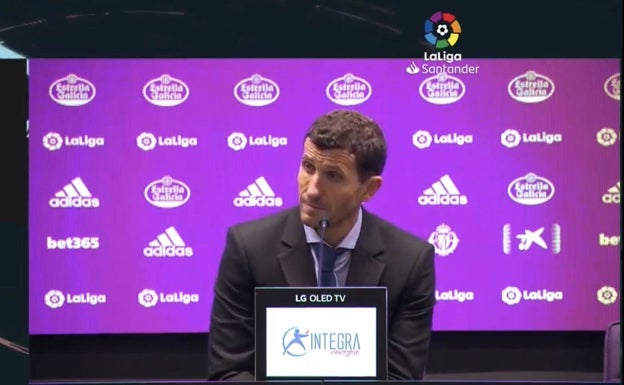 Javi Gracia: «El club me mostró apoyo después del partido del Cádiz y lo agradezco»