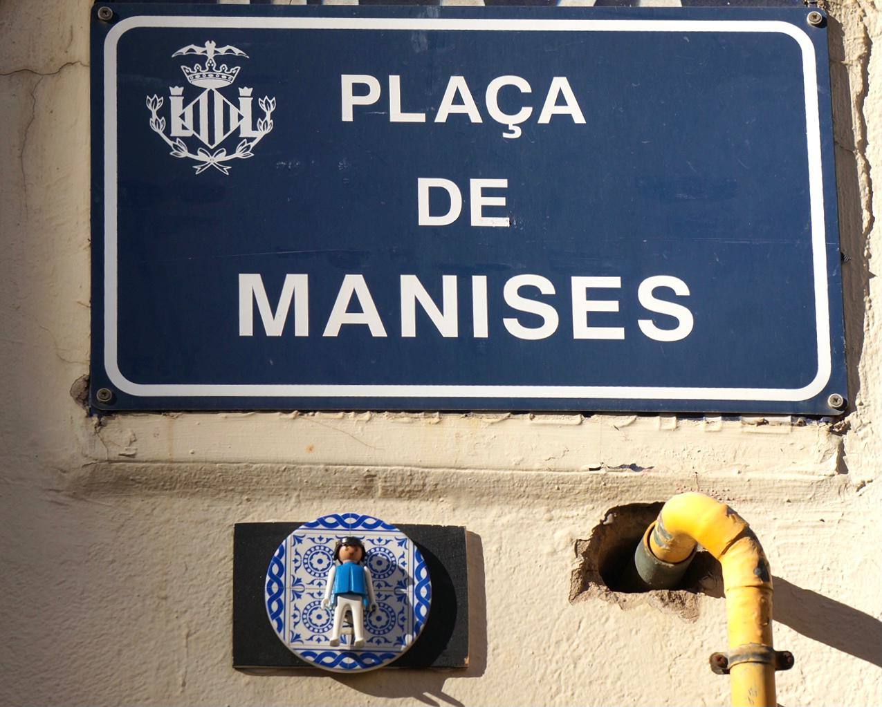 El centro de Valencia se llena de 'clicks' de Playmobil