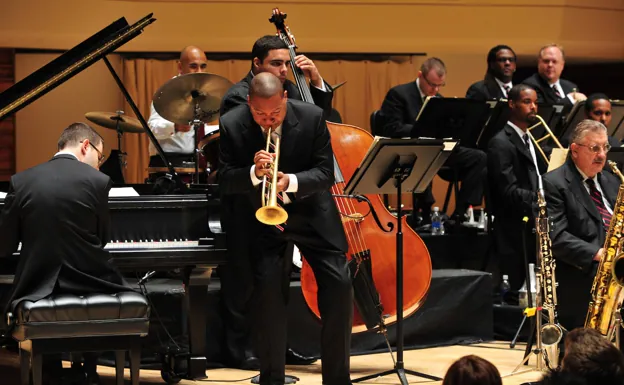 Wynton Marsalis y The Jazz at Lincoln Center Orchestra/Frank Stewart