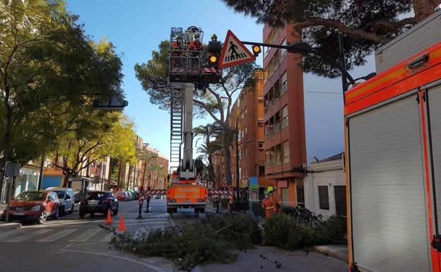 El 112 gestiona más de 1.500 incidencias por el viento