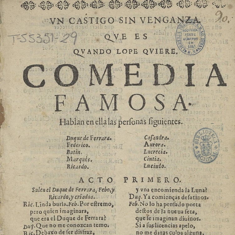 Lope de Vega, víctima temprana de la piratería