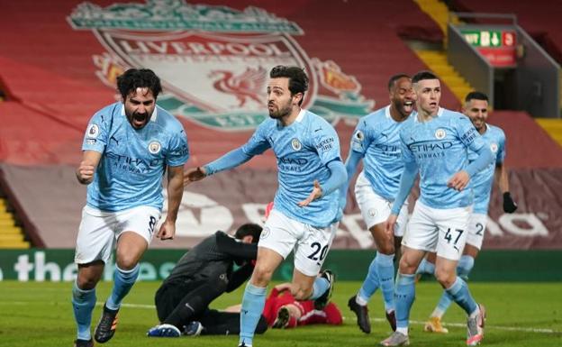 El City toma Anfield y deja al Liverpool muy tocado