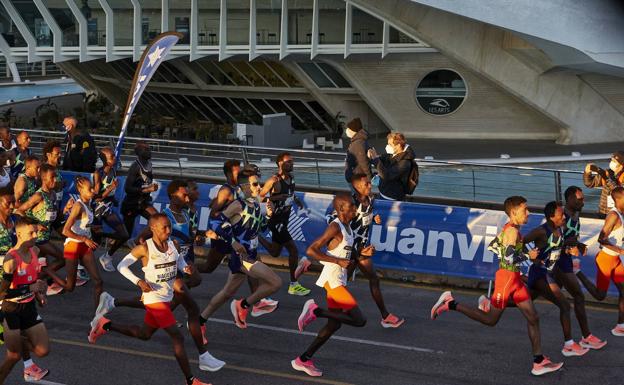 El Maratón Valencia no abrirá de momento más inscripciones para la carrera de 2021