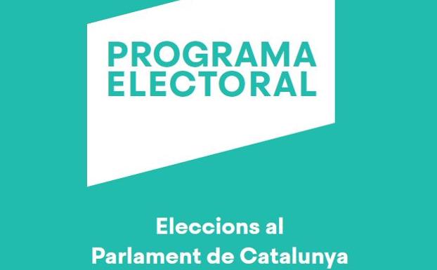 Programa electoral de Junts x Cat en las Elecciones Catalanas de 2021