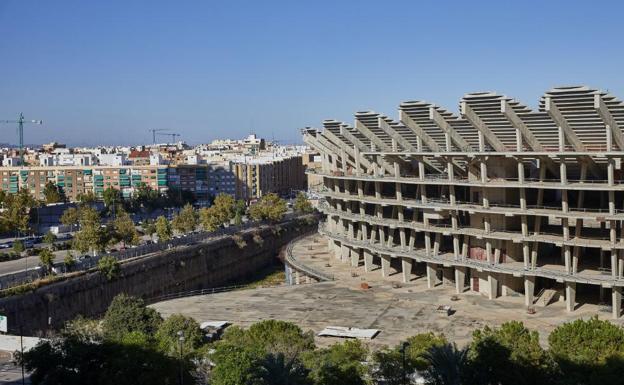 Ribó, sobre las obras en el Nou Mestalla: «Estaré encantado cuando vea actuaciones»