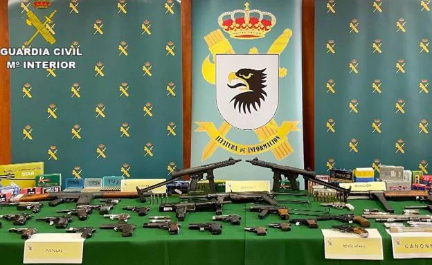 Desarticulan en Valencia y Vizcaya una trama de venta de armas de guerra