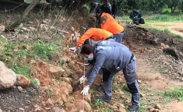 Tavernes acondiciona el paraje del Clot de la Font y rehabilita el Camí de l'Ombria