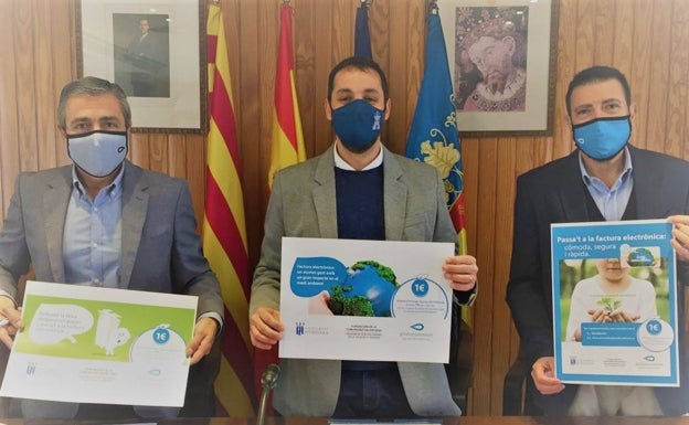 Un euro para la Residencia de Ondara por cada cliente que apueste por el recibo de agua electrónico