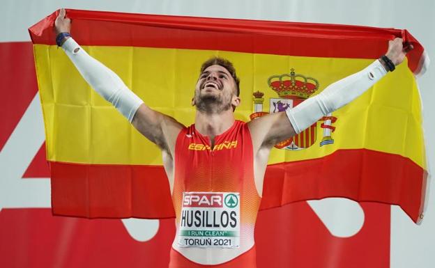 Husillos, campeón de Europa de 400 metros