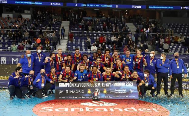 El Barça, campeón de Copa ante el Ademar