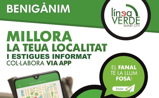 Benigànim impulsa un nuevo servicio de comunicación de incidencias