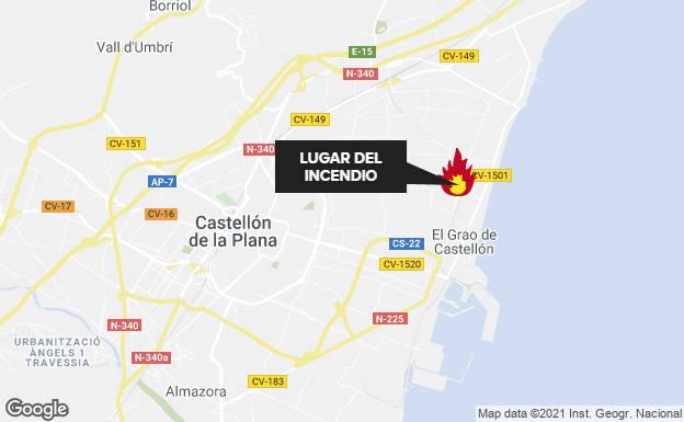 Un incendio en una vivienda en Castelló deja tres heridos