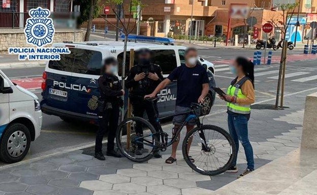 Dos detenidos en Benidorm por robar una bicicleta del equipo eslovaco de triatlón