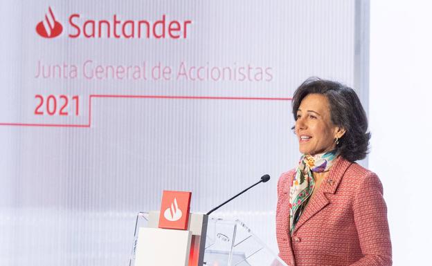 Botín defiende la capacidad del Santander para mejorar su dividendo