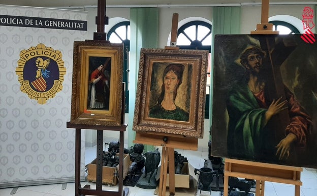 Confiscan tres obras falsas de Modigliani, Goya y El Greco en venta por 12,5 millones