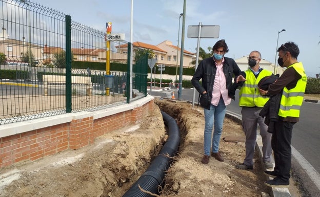 Mejoran la CV-680 en Beniflà para evitar el embalsamiento de agua durante las lluvias