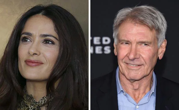 Sama Hayek y Harrison Ford. /RC