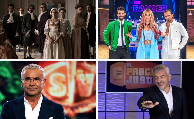 Estrenos de televisión y programas que cambian de día a partir de esta semana