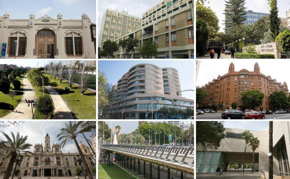 Veinte edificios del siglo XX en Valencia