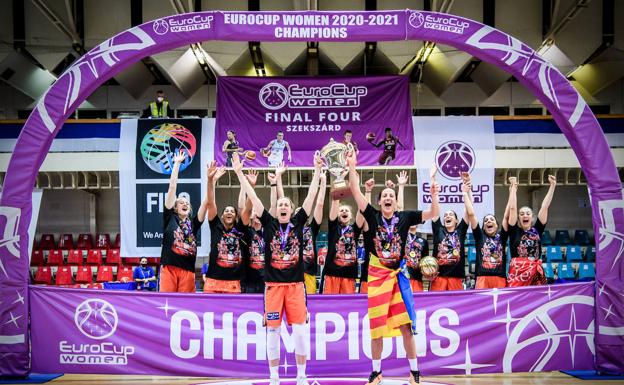 Las campeonas de la Eurocup ya están en casa