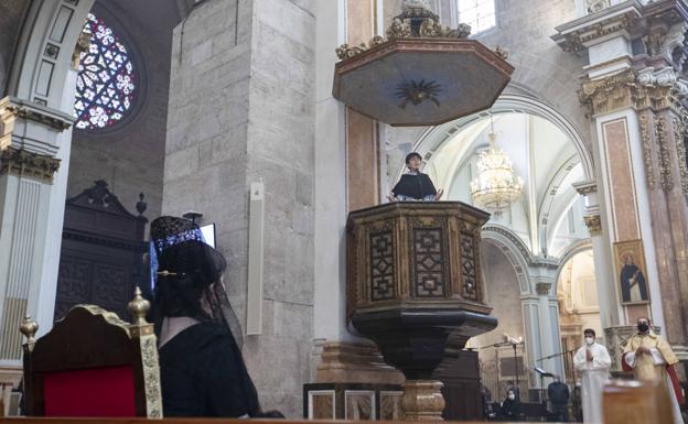 San Vicente en pandemia: así ha sido el gesto espontáneo de un niño en la Catedral de Valencia