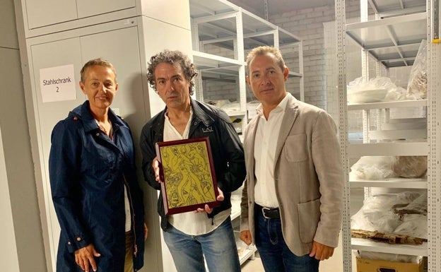 Mauthausen rescata la obra 'Jamás' del artista valenciano Camaró como icono de la liberación de los presos del exterminio nazi