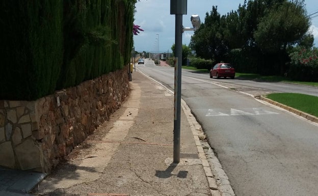 Puçol inicia las obras de repavimentación de aceras en la urbanización Albiach