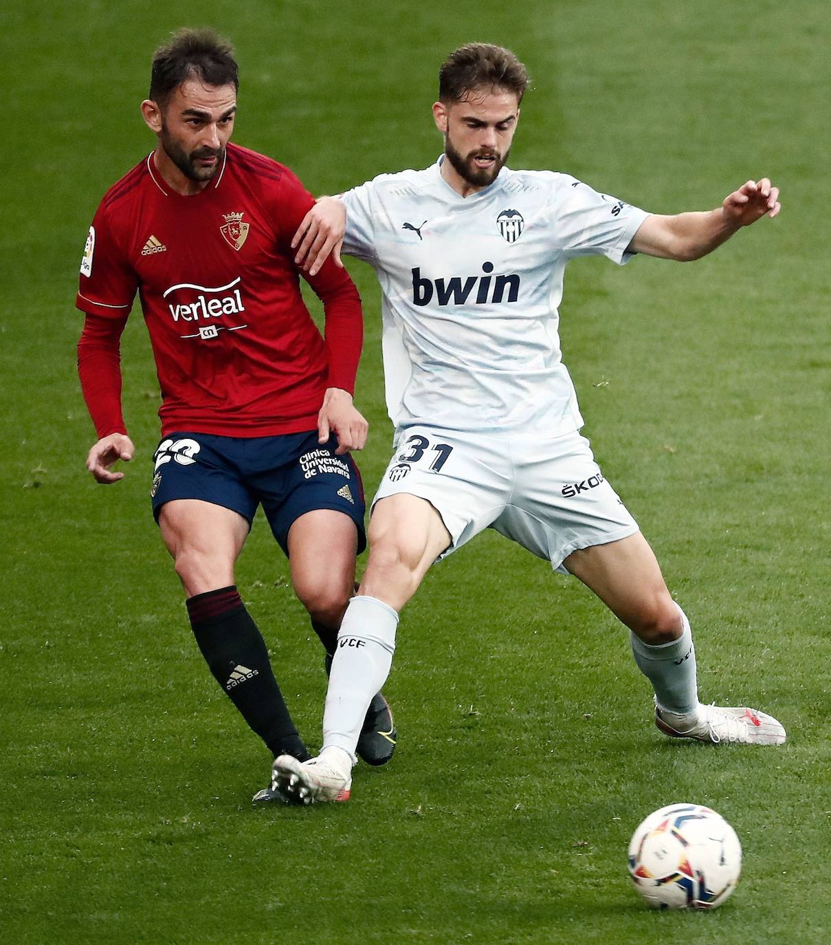 Las mejores imágenes del Osasuna-Valencia CF