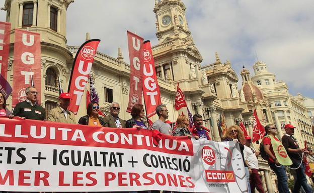 1 de mayo: horario y lugar de las concentraciones del Día del Trabajo en Valencia, Alicante y Castellón