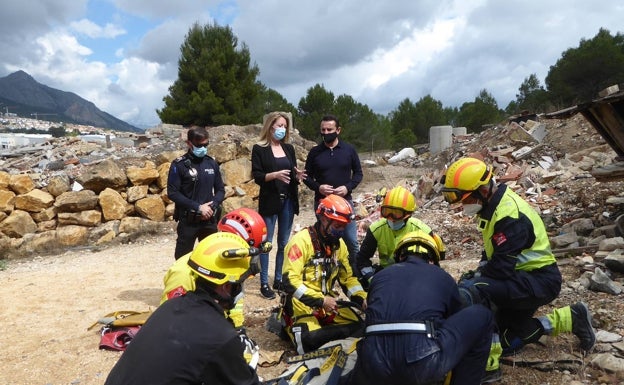 Los bomberos de la provincia de Alicante se forman en La Nucía