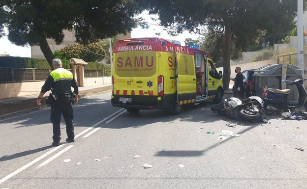 Alicante: muere un motorista tras sufrir un accidente de tráfico en la avenida de la Albufereta