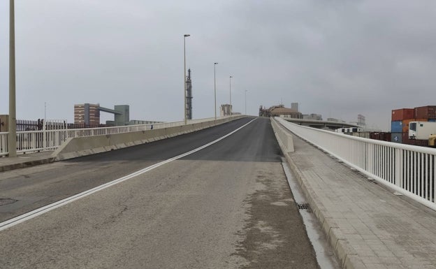 Acaban las obras de mejora del polígono Sepes y del puente del polígono químico de Sagunto