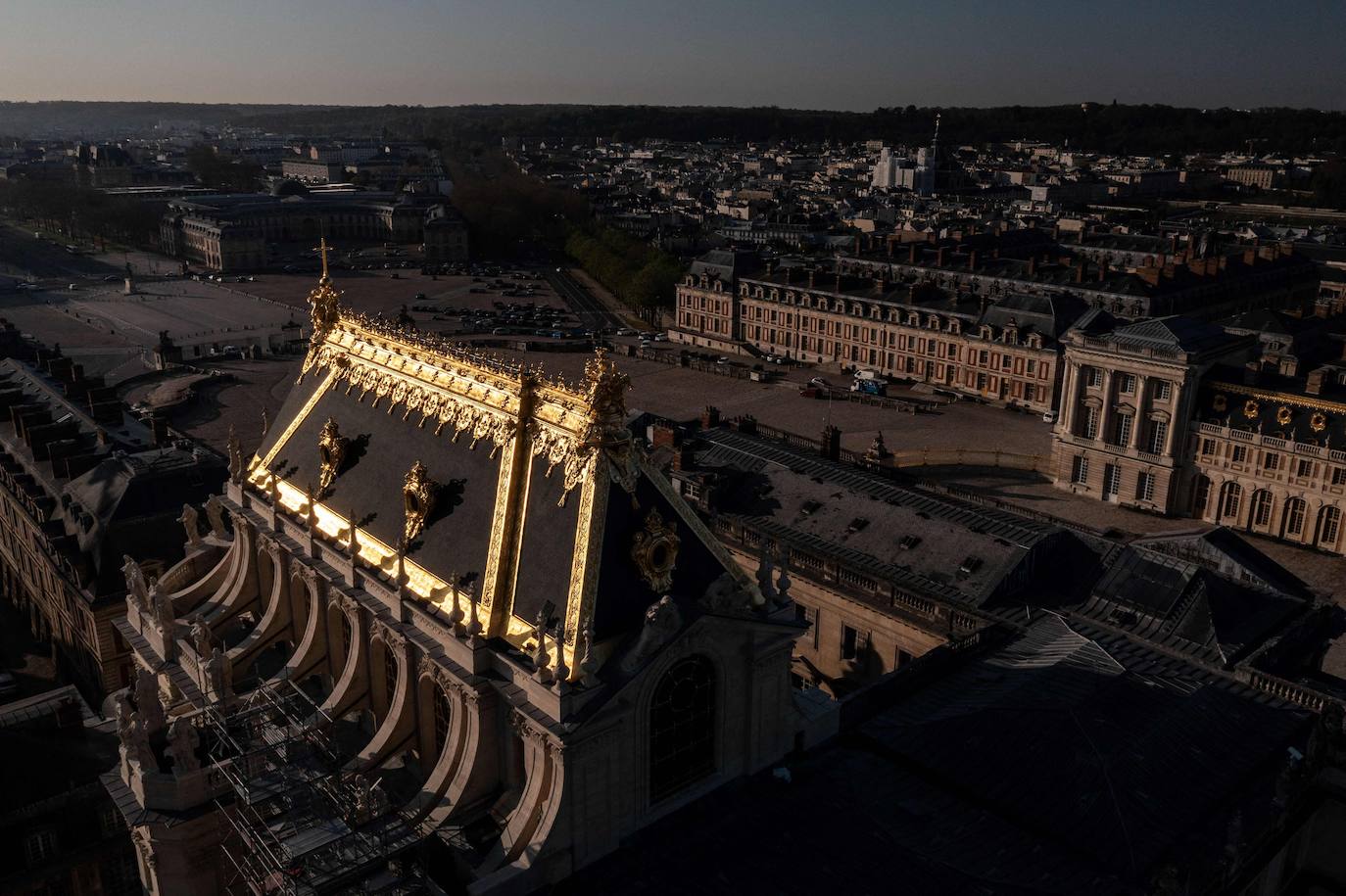 Los secretos del impresionante Palacio de Versalles desde el cielo