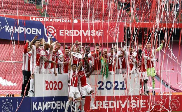 El Ajax, campeón de la Eredivisie