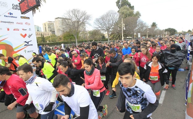 Los atletas populares agotan los dorsales en media hora para la primera carrera de Valencia tras la pandemia