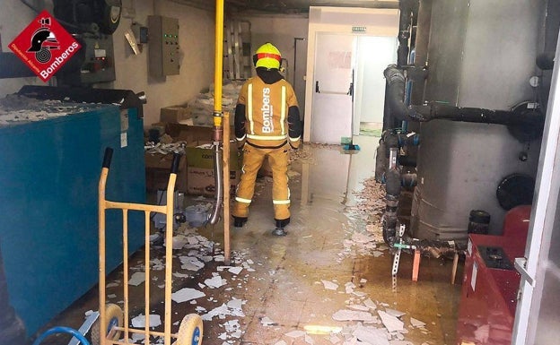 Sin heridos tras el reventón de una tubería de la caldera en una residencia de ancianos de Alcoy