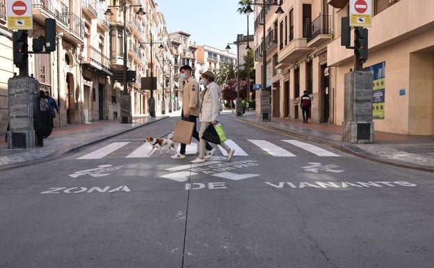 La apuesta por la reducción del tráfico en el centro de Alcoy mejora la calidad del aire