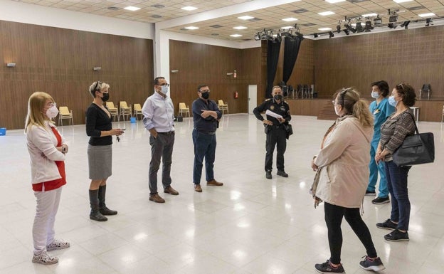 El Auditorio de la Música y las Artes de Picassent prepara sus instalaciones para acoger la vacunación